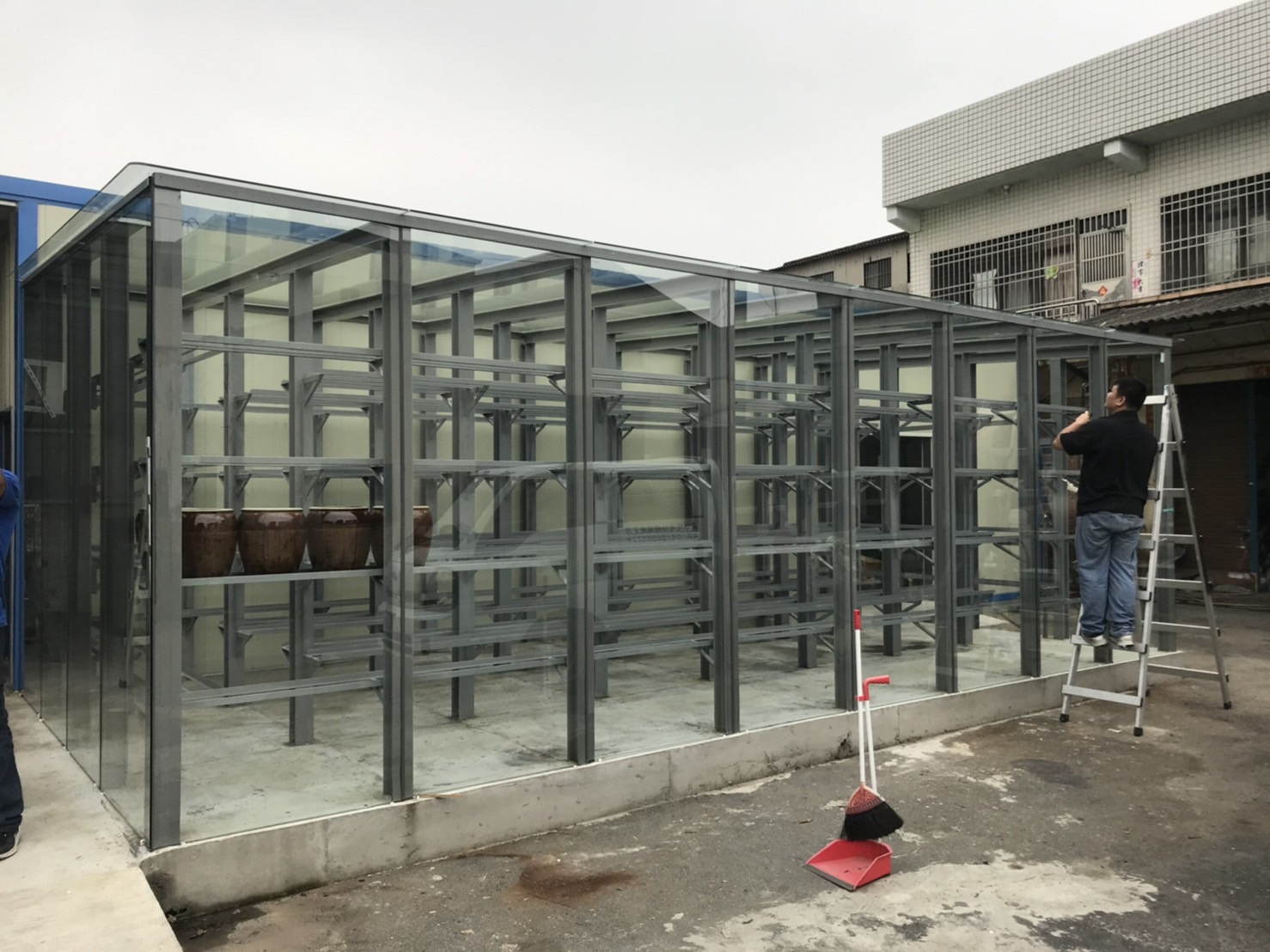 雲林虎尾玻璃屋施工